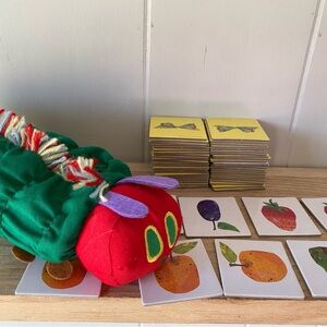 Colorful Caterpillar Plush and Puzzle Set